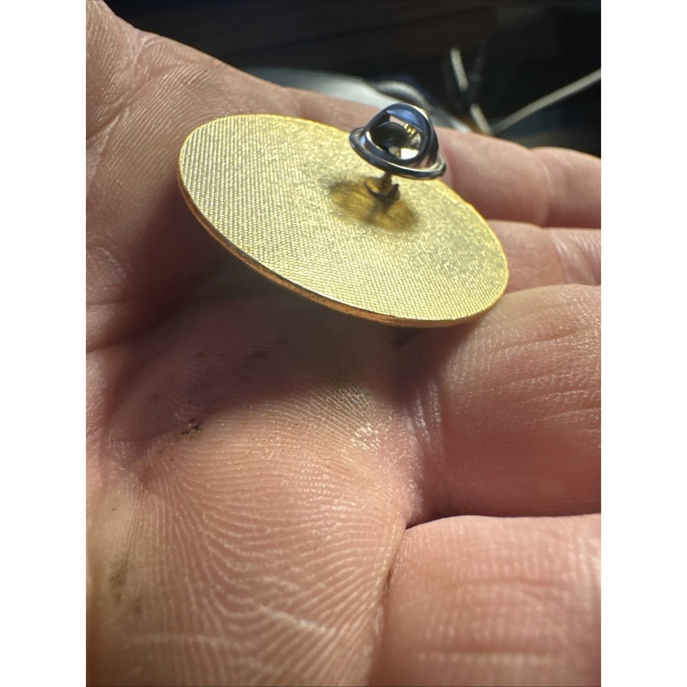 Vintage Round K of C Lapel Hat Pin 100 Years 1882-1982 Centennial Rare Piece - Picture 5 of 7